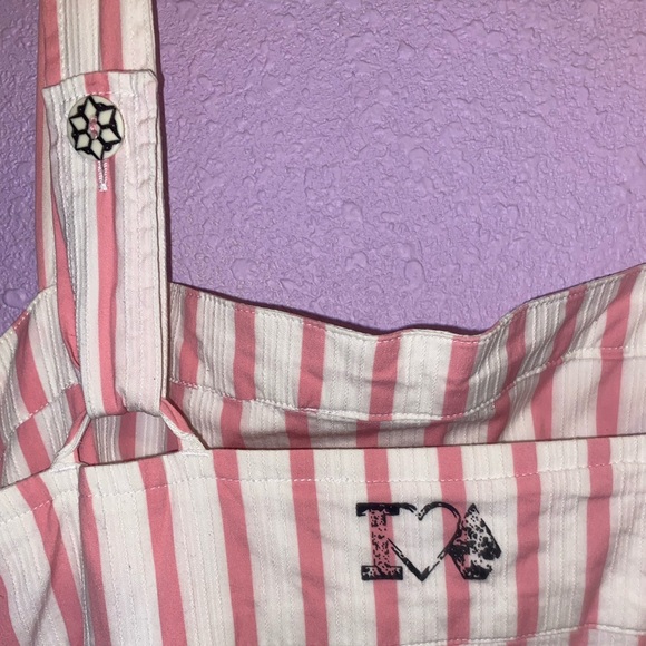 Vintage Volcom pink striped Blouse - Picture 4 of 6